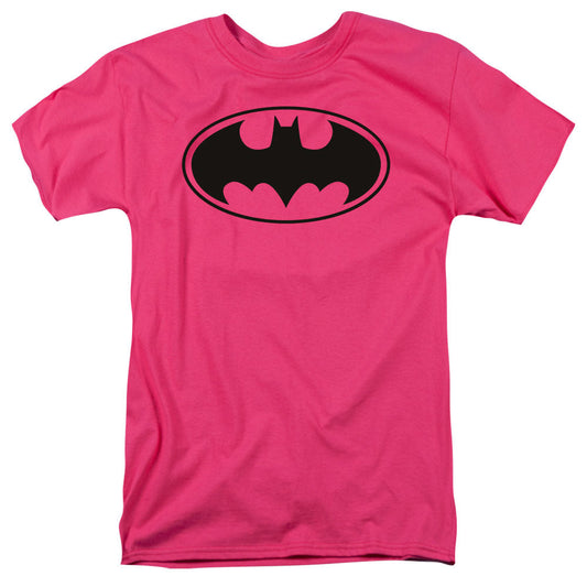 Batman Black Bat Mens T Shirt Athletic Heather Officially Licensed