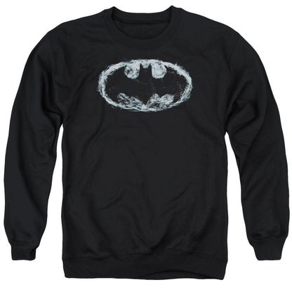 Batman Smoke Signal Mens Crewneck Sweatshirt Black