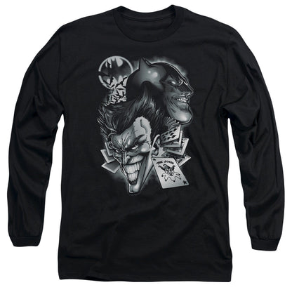 Batman Archenemies Mens Long Sleeve Shirt Black Officially Licensed