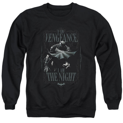 Batman I Am Mens Crewneck Sweatshirt Black