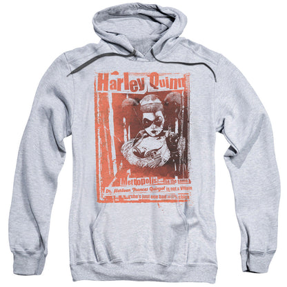 Batman  Dr Quinn Mens Hoodie Athletic Heather Officially Licensed