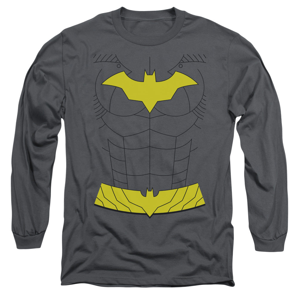 Batman New Batgirl Costume Mens Long Sleeve Shirt Charcoal Officially Licensed