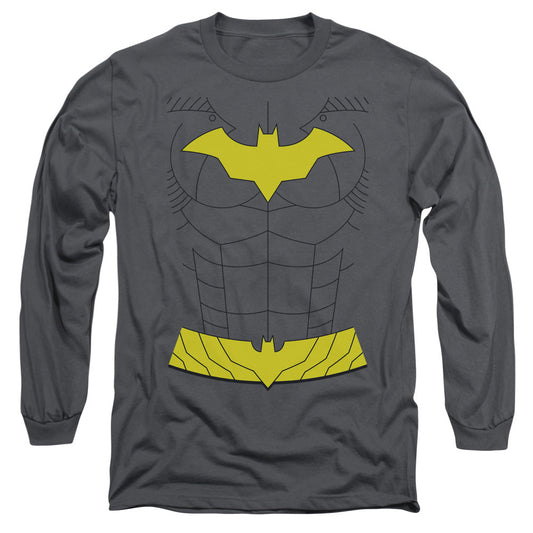 Batman New Batgirl Costume Mens Long Sleeve Shirt Charcoal Officially Licensed