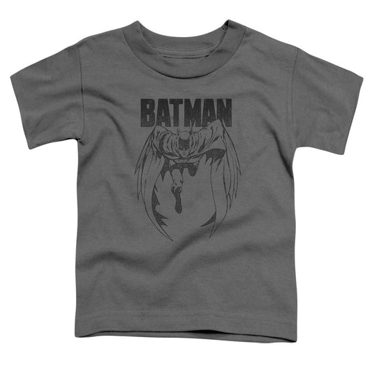 Batman Grey Noise Toddler Kids Youth T Shirt Charcoal Officially Licensed