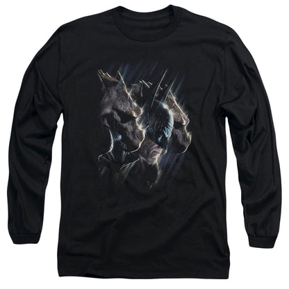 Batman Gargoyles Mens Long Sleeve Shirt Black Officially Licensed