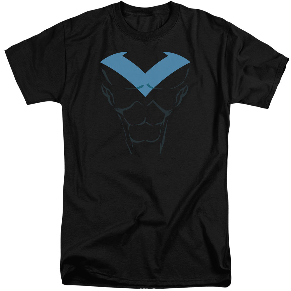 Batman Nightwing Costume Mens Tall T Shirt Black Officially Licensed