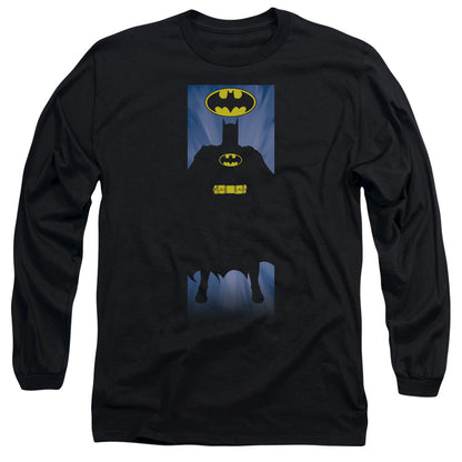Batman Batman Block Mens Long Sleeve Shirt Black Officially Licensed