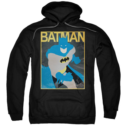 Batman Simple Bm Poster Mens Hoodie Black Officially Licensed