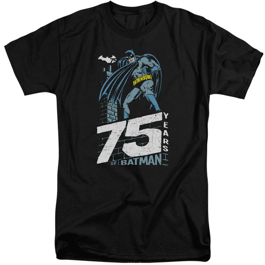 Batman Rooftop Mens Tall T Shirt Black Officially Licensed