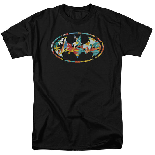 Batman Hawaiian Bat Mens T Shirt Black Officially Licensed
