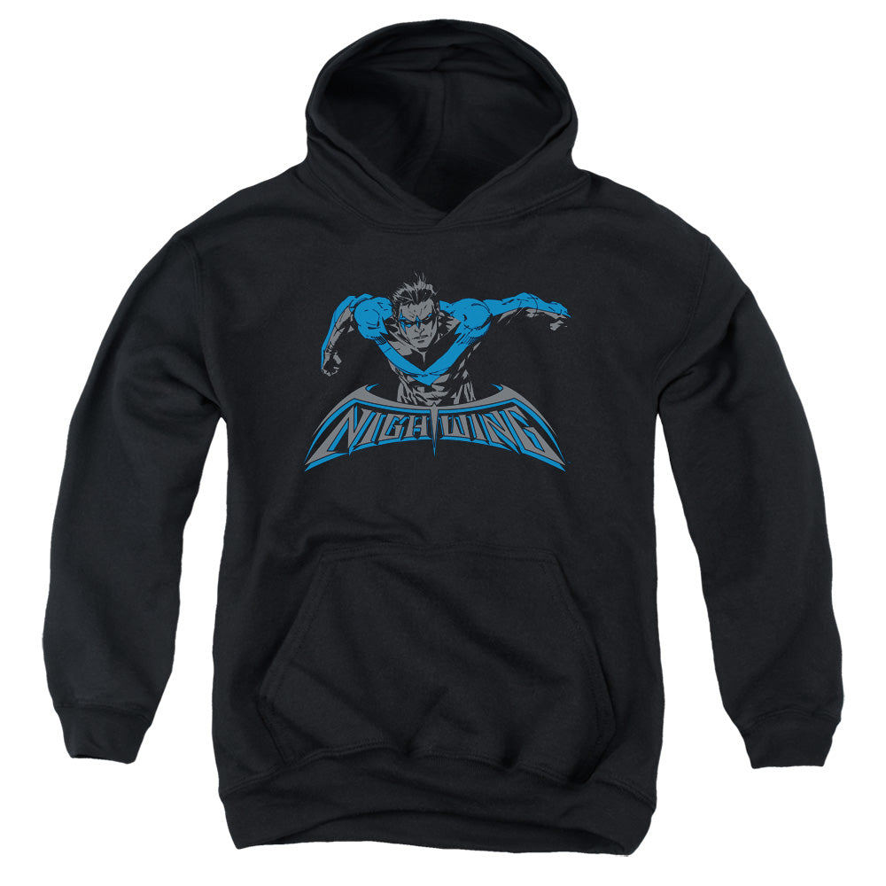 Batman Wing Of The Night Kids Youth Hoodie Black Officially Licensed