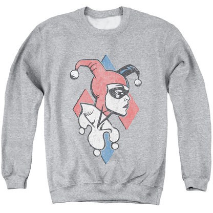 Batman Profiling Mens Crewneck Sweatshirt Athletic Heather
