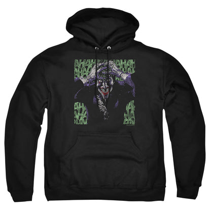 Batman Insanity Mens Hoodie Black Officially Licensed