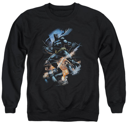 Batman Gotham Knight Mens Crewneck Sweatshirt Black