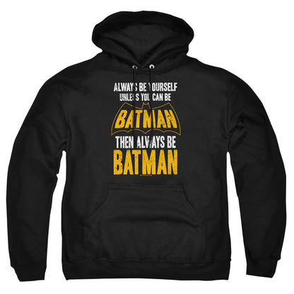 Batman Be Batman Mens Hoodie Black Officially Licensed