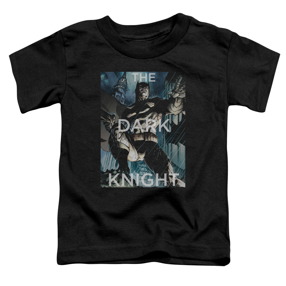 Batman Fighting The Storm Toddler Kids Youth T Shirt Black Officially Licensed
