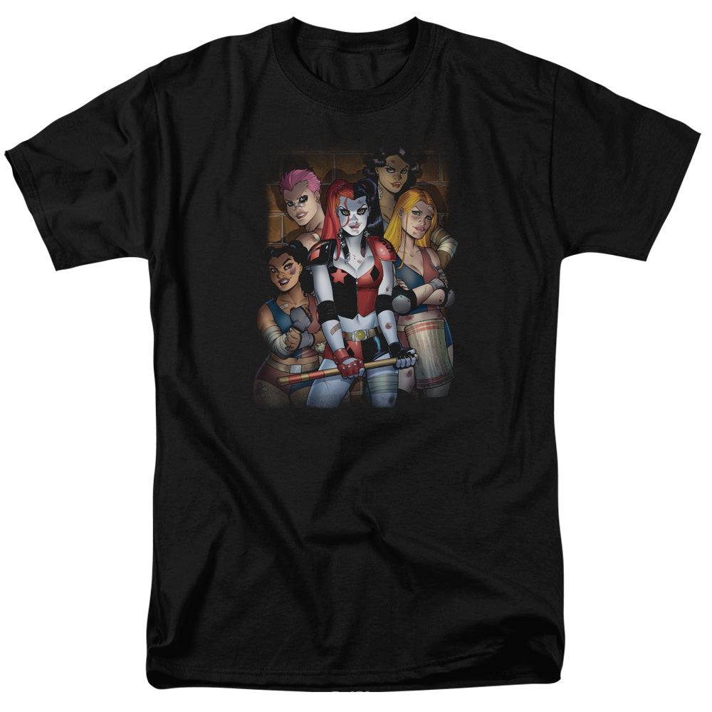 Batman Bad Girls Mens T Shirt Black Officially Licensed