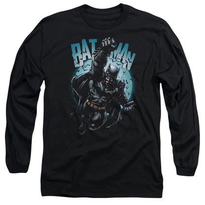 Batman Moon Knight Mens Long Sleeve Shirt Black Officially Licensed