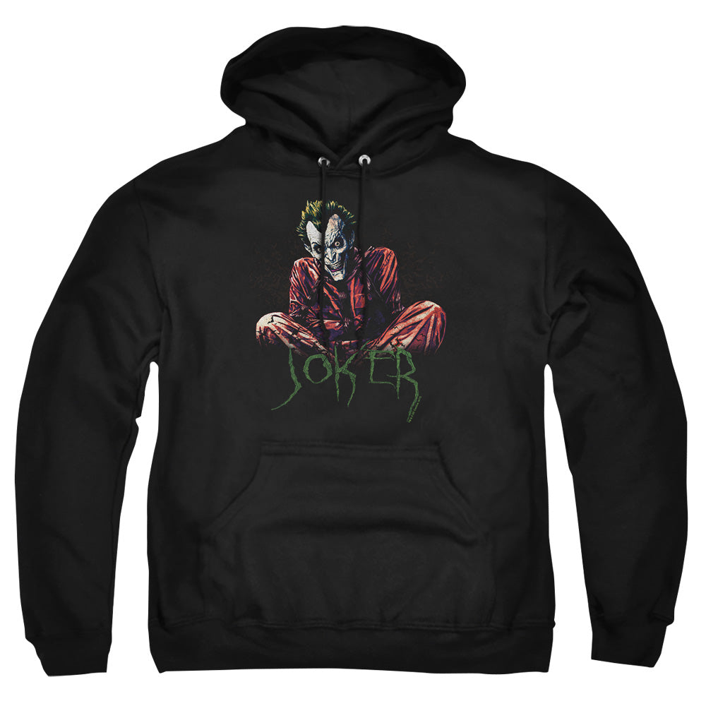 Batman Straight Jacket Mens Hoodie Black Officially Licensed