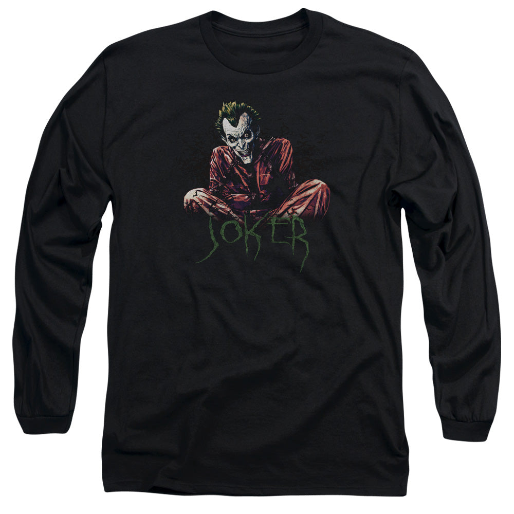 Batman Straight Jacket Mens Long Sleeve Shirt Black Officially Licensed