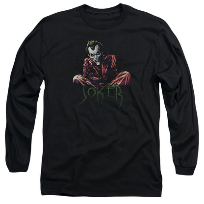 Batman Straight Jacket Mens Long Sleeve Shirt Black Officially Licensed