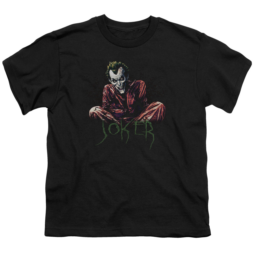 Batman Straight Jacket Kids Youth T Shirt Black Officially Licensed