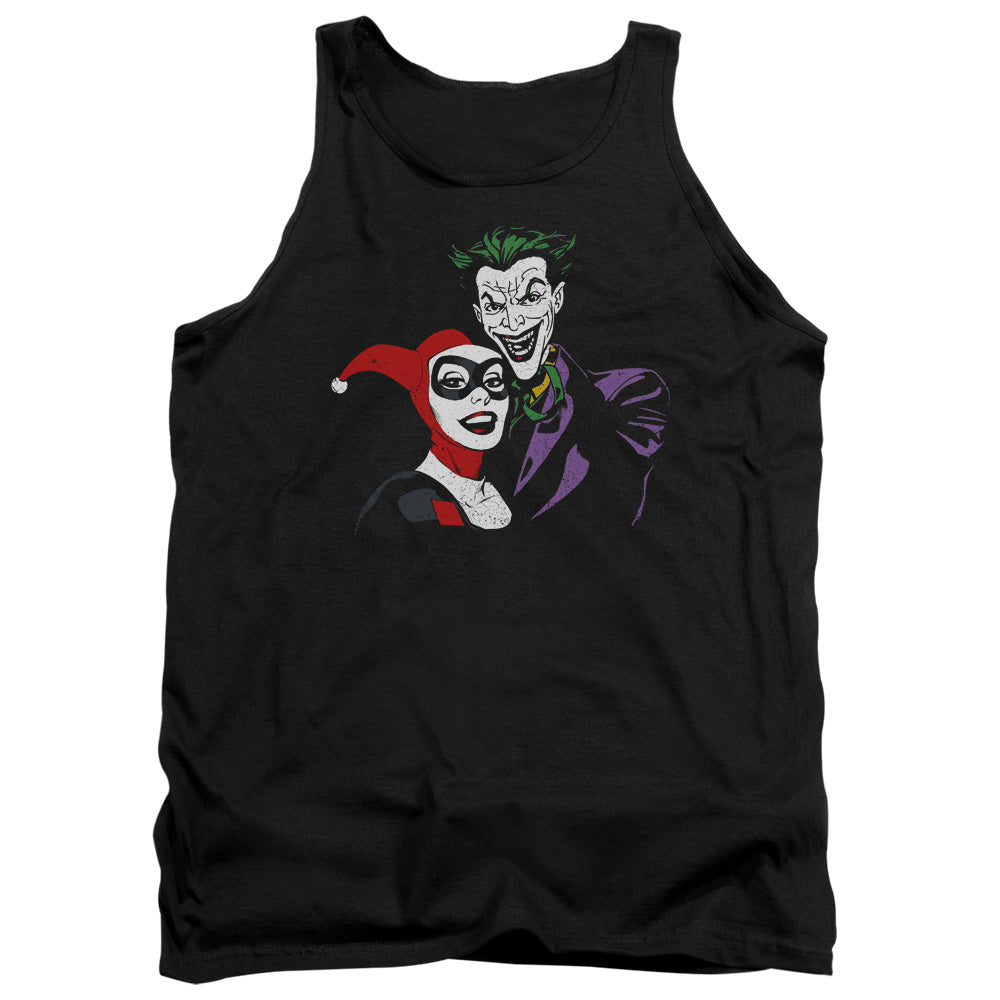 Batman Joker & Harley Mens Tank Top Shirt Black Officially Licensed