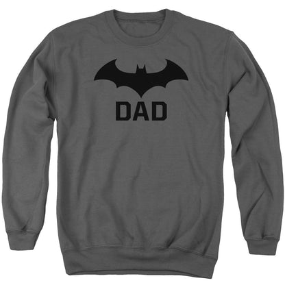 Batman Hush Dad Mens Crewneck Sweatshirt Charcoal