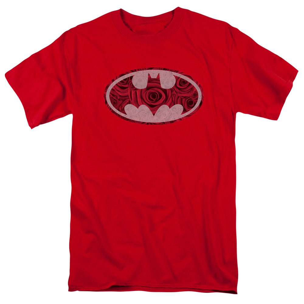 Batman Rosey Signal Mens T Shirt Red Officially Licensed