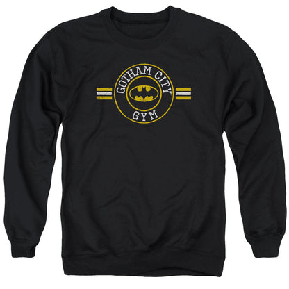 Batman Gotham City Gym Mens Crewneck Sweatshirt Black