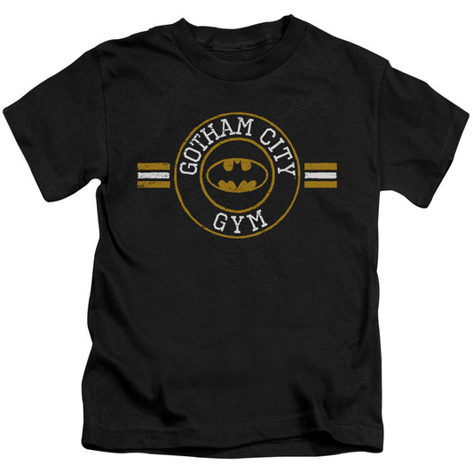 Batman Gotham City Gym Juvenile Kids Youth T Shirt Black Officially Licensed