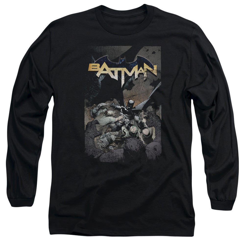 Batman Batman One Mens Long Sleeve Shirt Black Officially Licensed