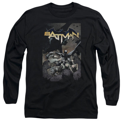 Batman Batman One Mens Long Sleeve Shirt Black Officially Licensed