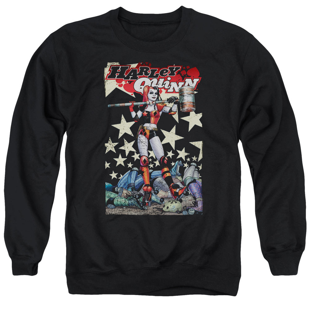 Batman Quinn One Mens Crewneck Sweatshirt Black