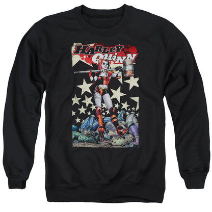 Batman Quinn One Mens Crewneck Sweatshirt Black