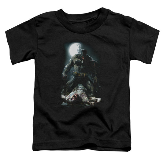 Batman Mudhole Toddler Kids Youth T Shirt Black Officially Licensed