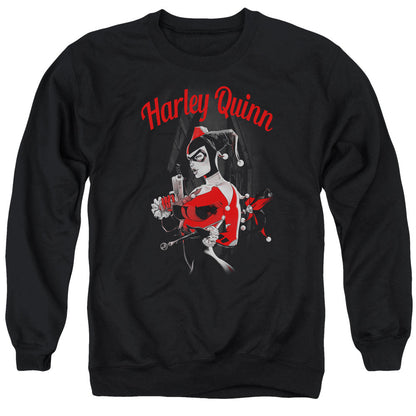 Batman Spring Gun Mens Crewneck Sweatshirt Black