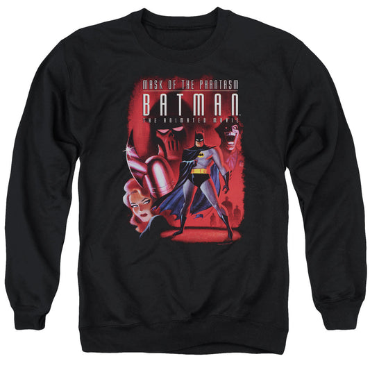 Batman Phanta Cover Mens Crewneck Sweatshirt Black Officially Licensed