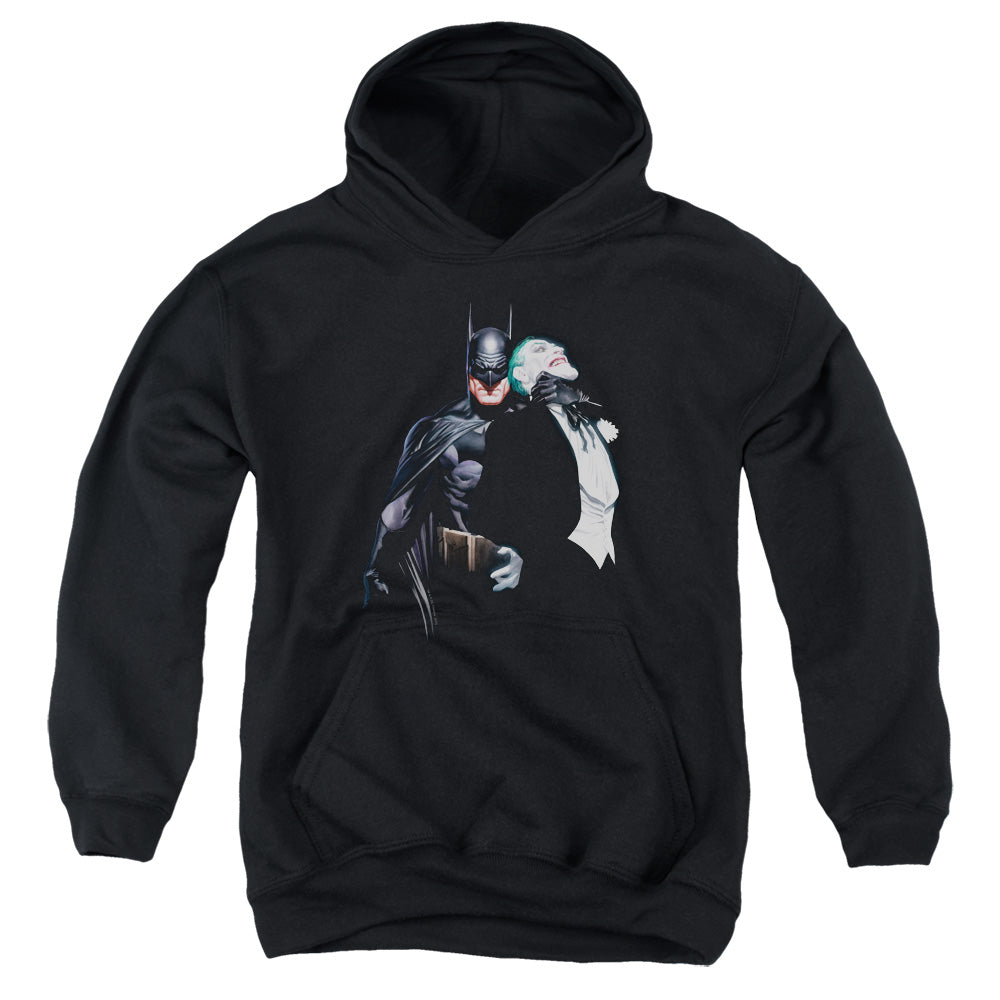 Batman Joker Choke Kids Youth Hoodie Black Officially Licensed