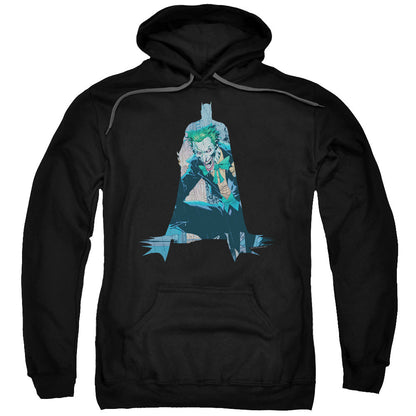 Batman Scene Inside Mens Hoodie Black Officially Licensed