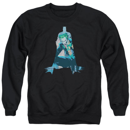 Batman Scene Inside Mens Crewneck Sweatshirt Black
