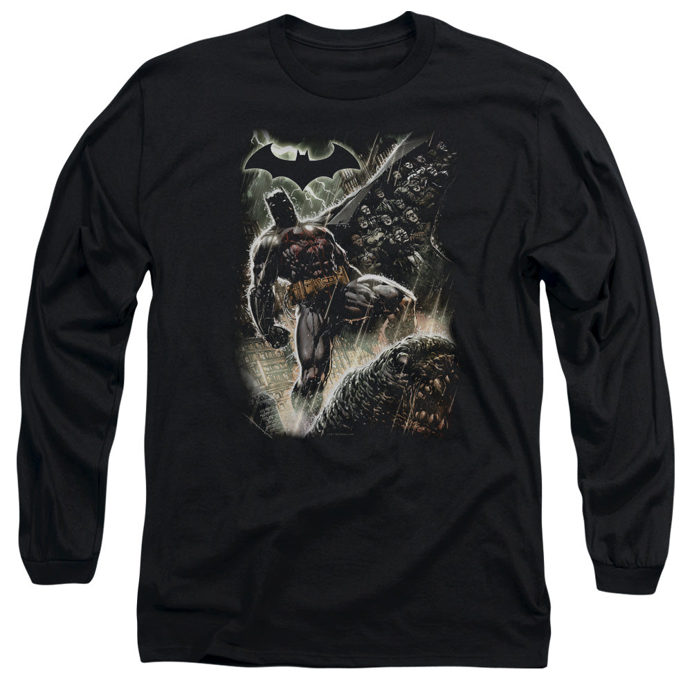 Batman Family Mens Long Sleeve Shirt Black Officially Licensed