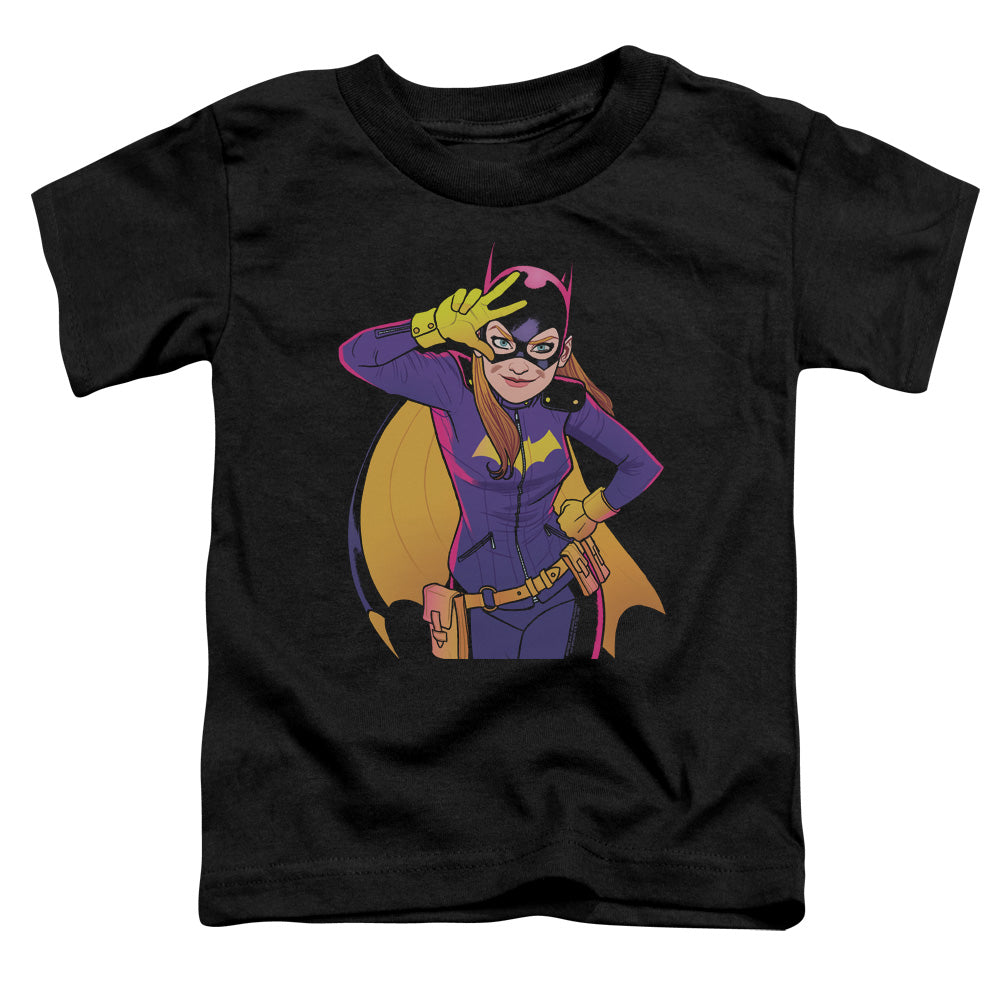Batman Batgirl Moves Toddler Kids Youth T Shirt Black Officially Licensed