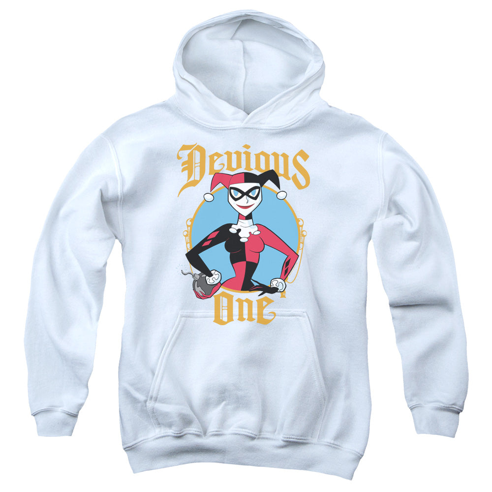 Batman Devious One Kids Youth Hoodie White Officially Licensed