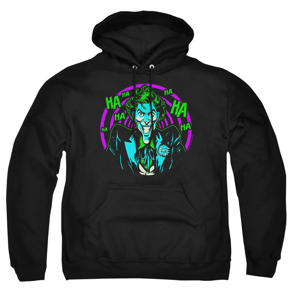 Batman Hahaha Mens Hoodie Black Officially Licensed