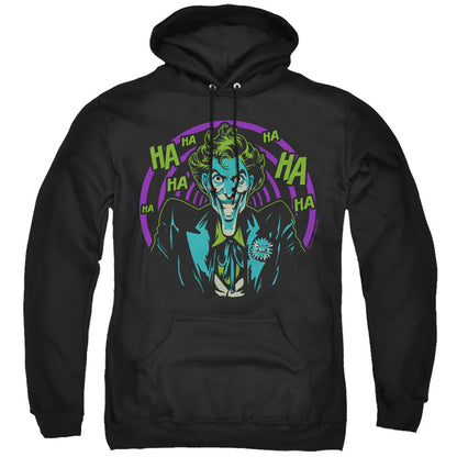 Batman Hahaha Mens Hoodie Black Officially Licensed