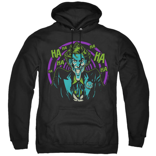 Batman Hahaha Mens Hoodie Black Officially Licensed