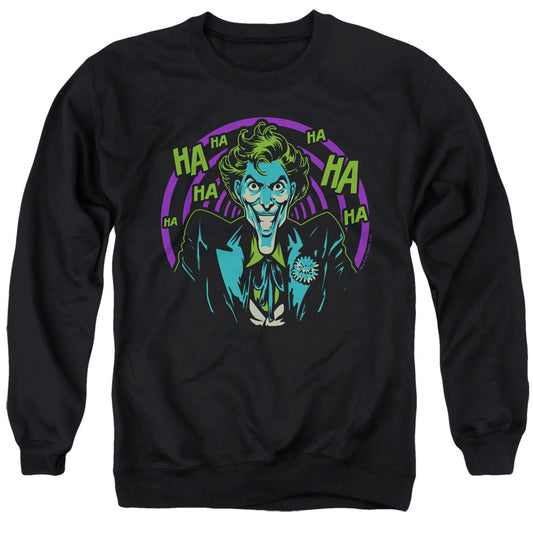 Batman Hahaha Mens Crewneck Sweatshirt Black