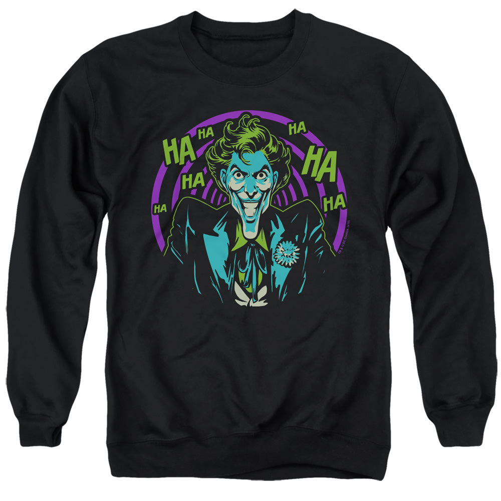 Batman Hahaha Mens Crewneck Sweatshirt Black