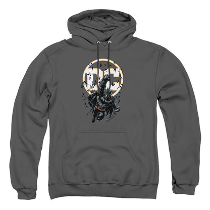 Batman Batman Dc Mens Hoodie Charcoal Officially Licensed